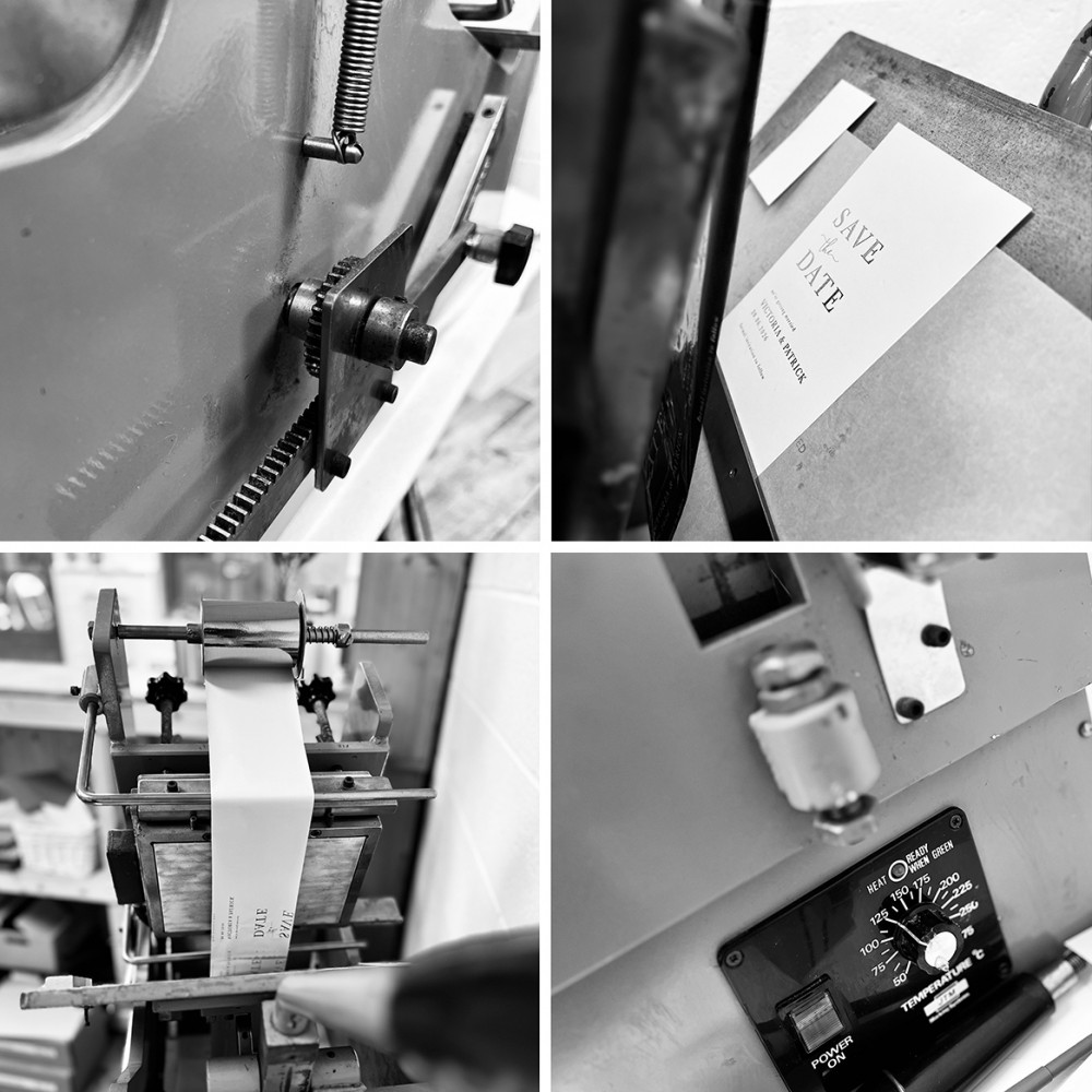 'Any Design' Foil Pressed Letterpress Style Invitation Sample