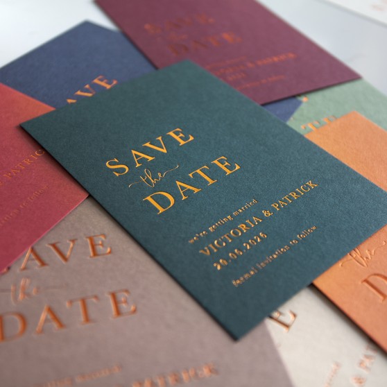 Foil Press Letterpress Style SAMPLE Swatch Pack