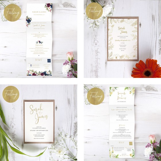 All Sample Foil Invites