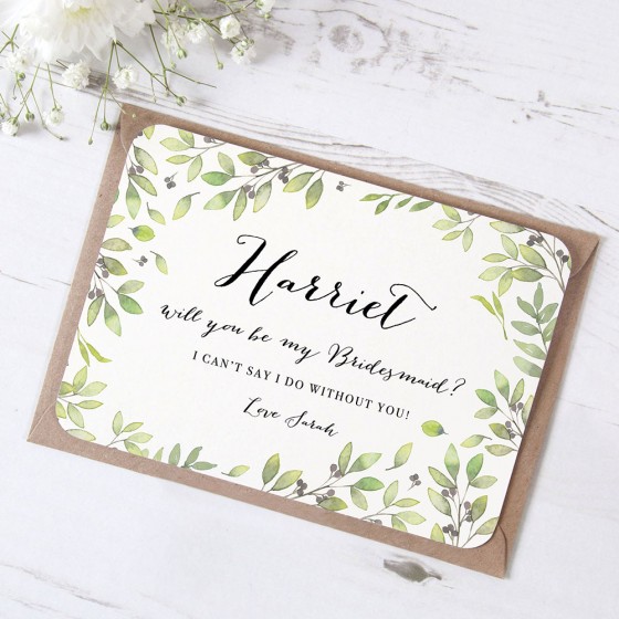 Will You Be My Bridesmaid?