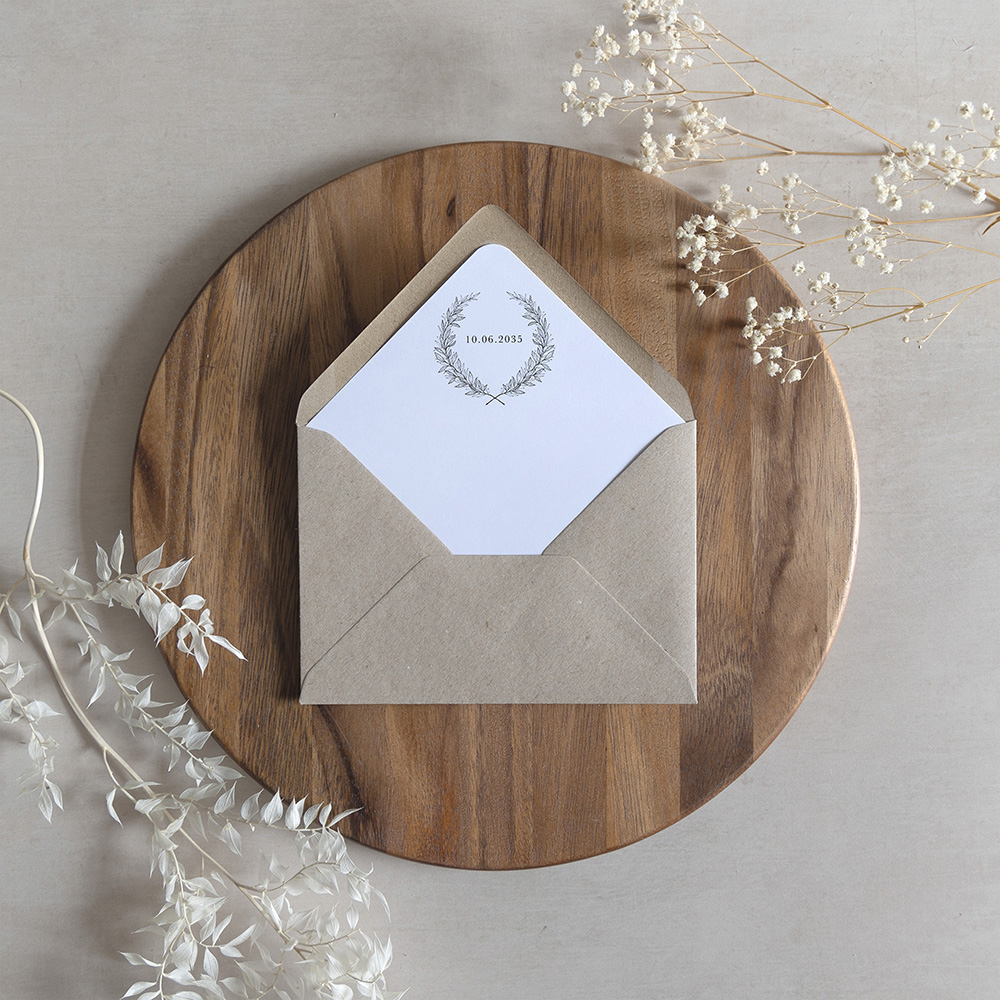 'Alice' Printed Envelope Liner with Envelope