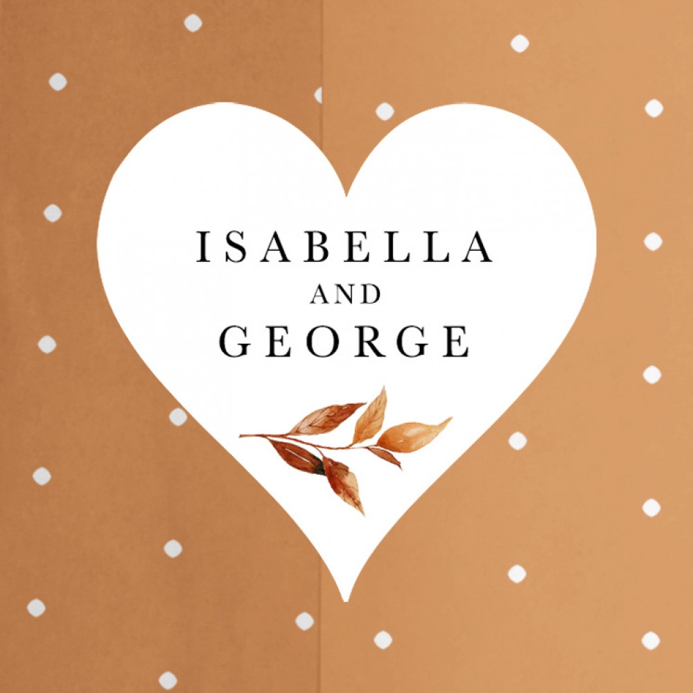 'Autumn Garden' Printed Envelope Liner with Envelope