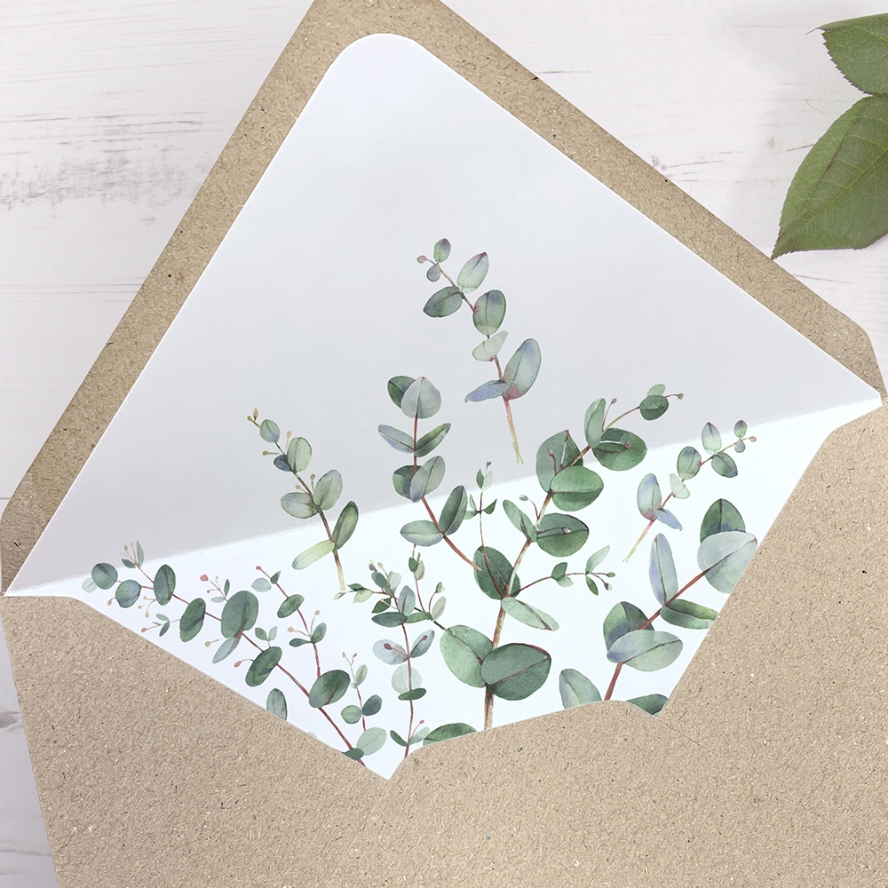 'Campagna Eucalyptus CP04' Tag Save the Date Sample
