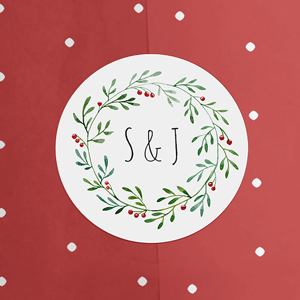 'Christmas' Standard Foil Invite