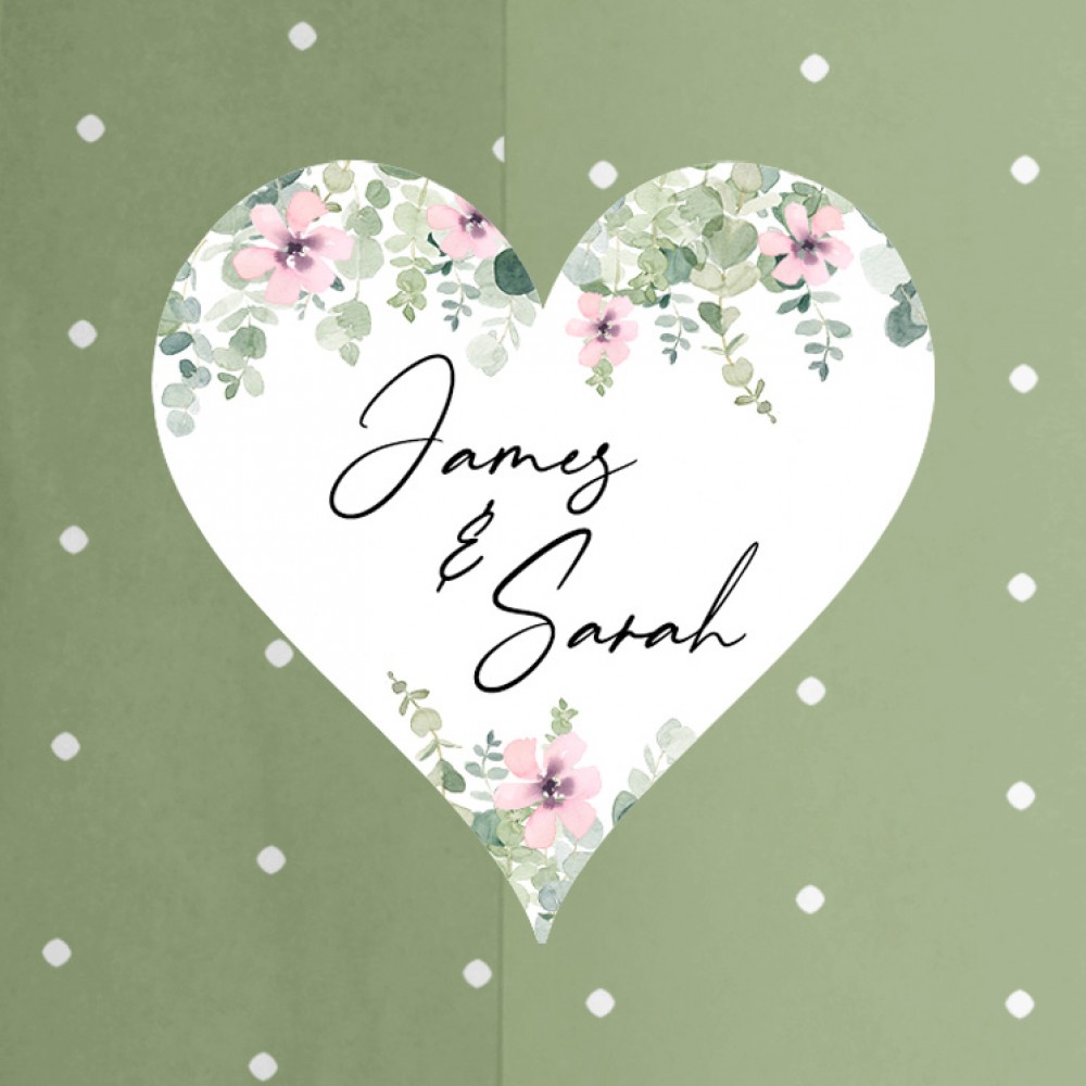 'Floral Classic Eucalyptus CE16' Save the Date