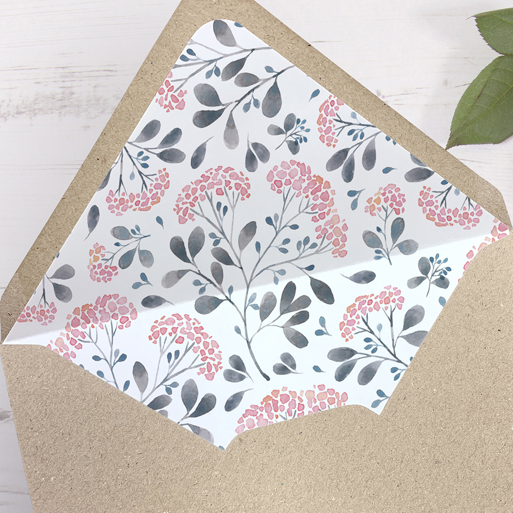 'Felicity' Square Foil Invitation