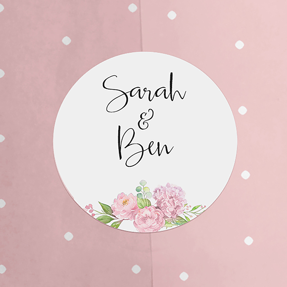 'Hydrangea' Gatefold Invite Sample