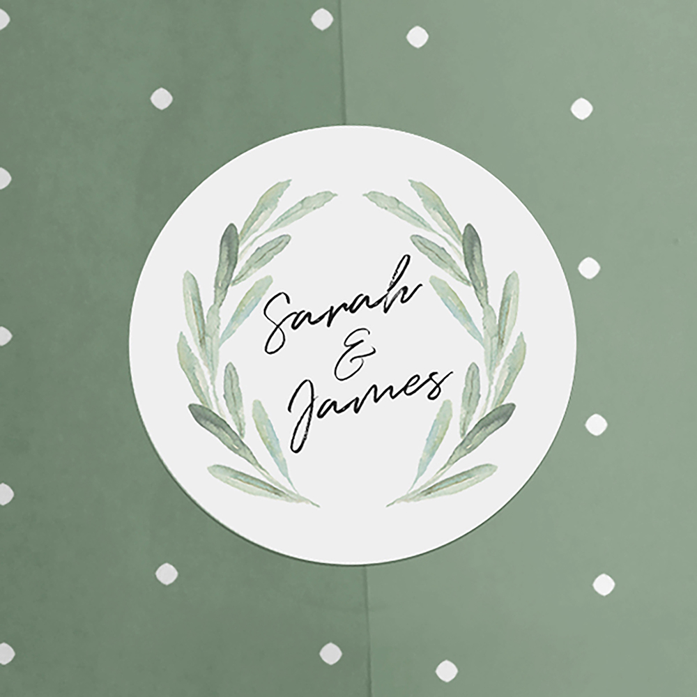 'Olive' Square Invite