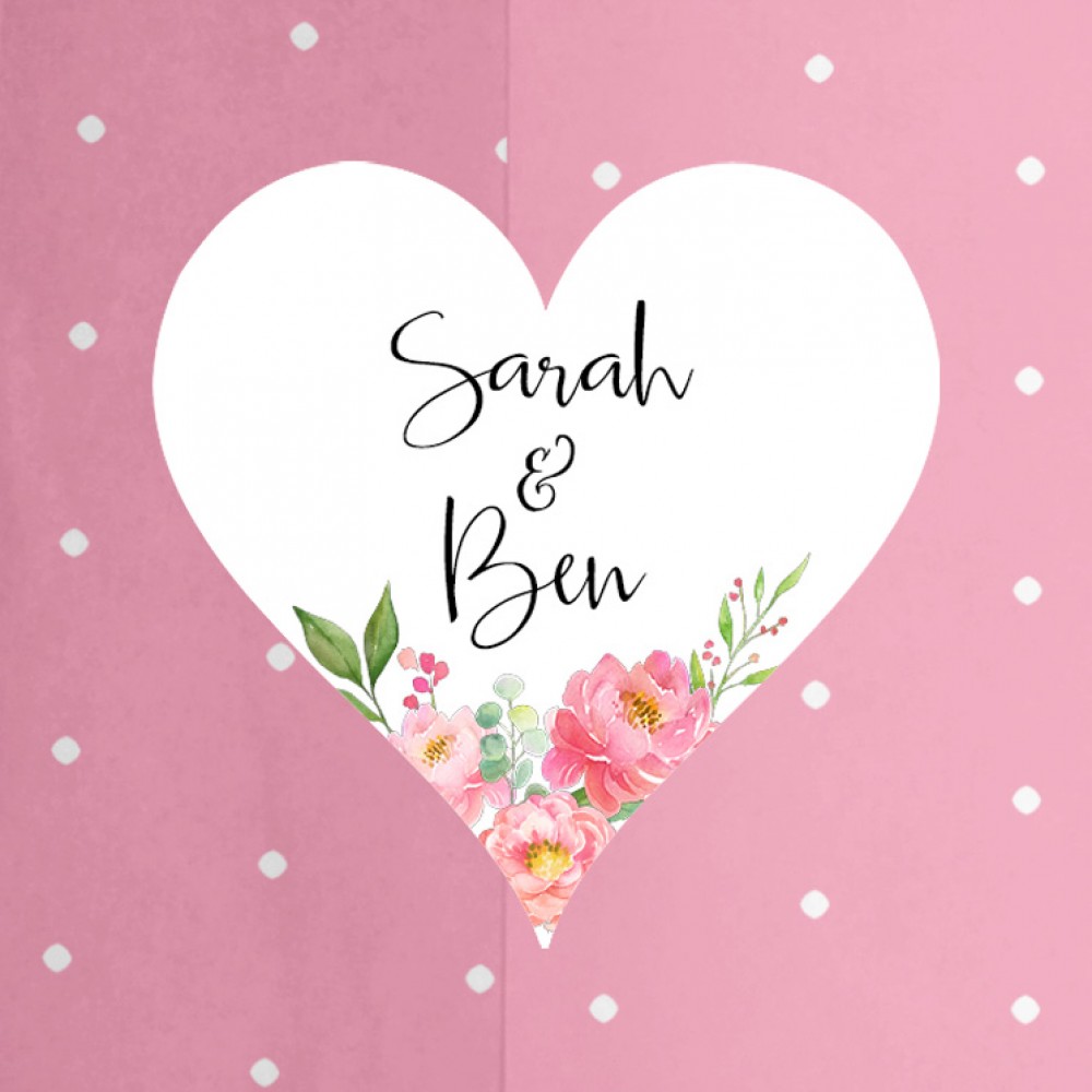 'Peony' Pocketfold Wedding Invitation