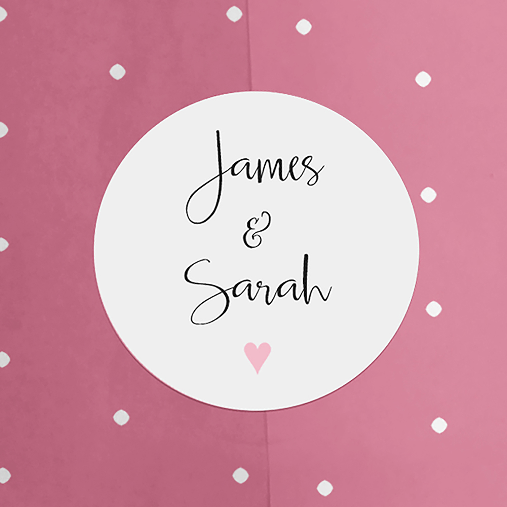 'Fuchsia Ivy Design' Save the Date Sample