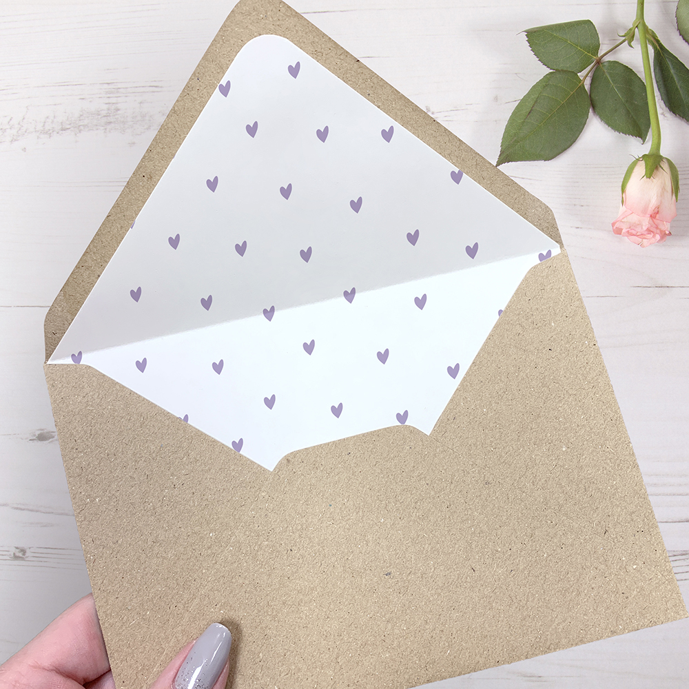 'Purple Flag Bunting' Standard Thank You Card