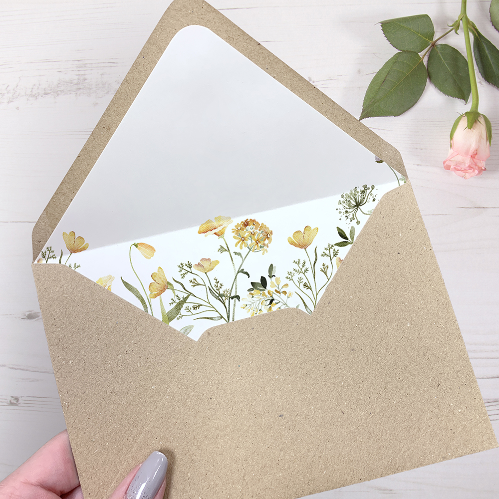 'Spring Collection SC10' Pocketfold Wedding Invitation