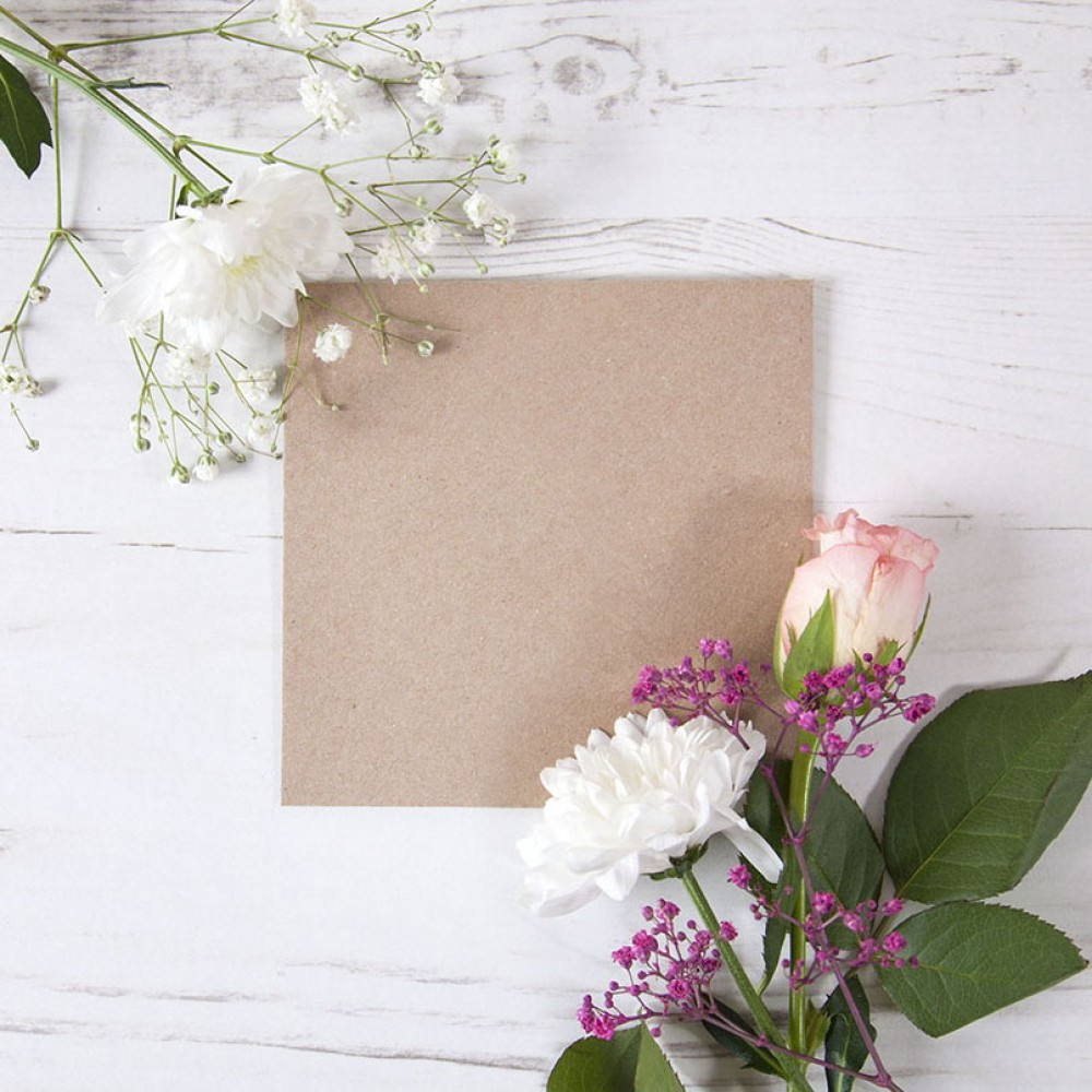 'Annie' Square Foil Invitation