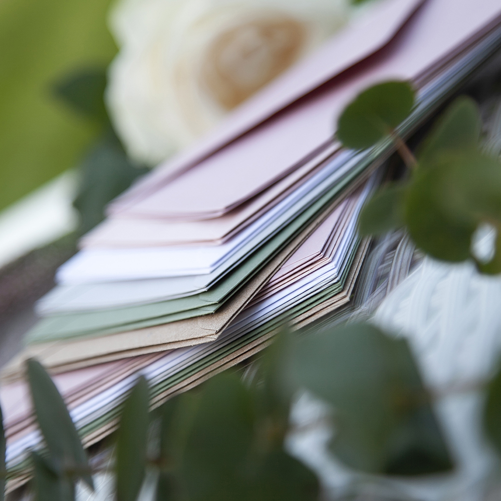 Envelope Sample - Various Colours