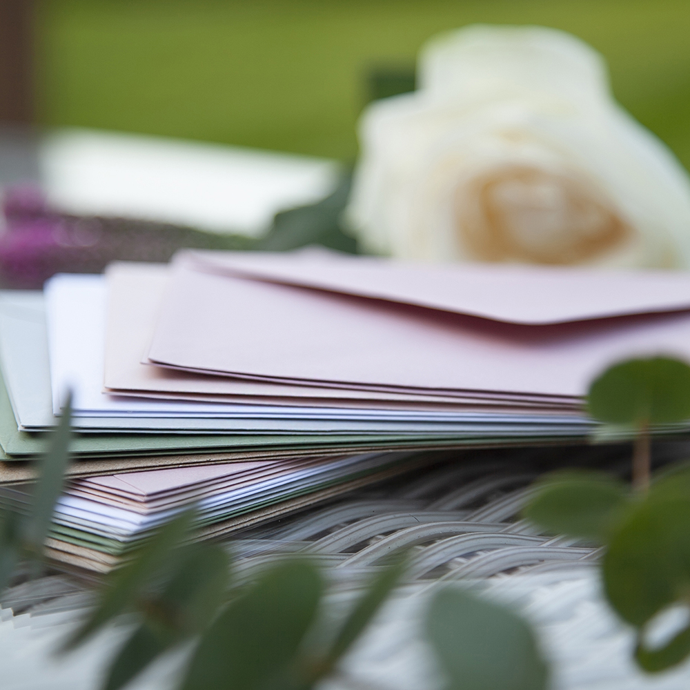 Envelope Sample - Various Colours