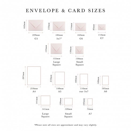 Blank Premium White Peel & Seal Envelopes