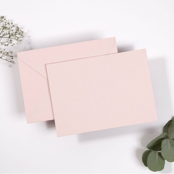 Blank Blush Pink Envelopes