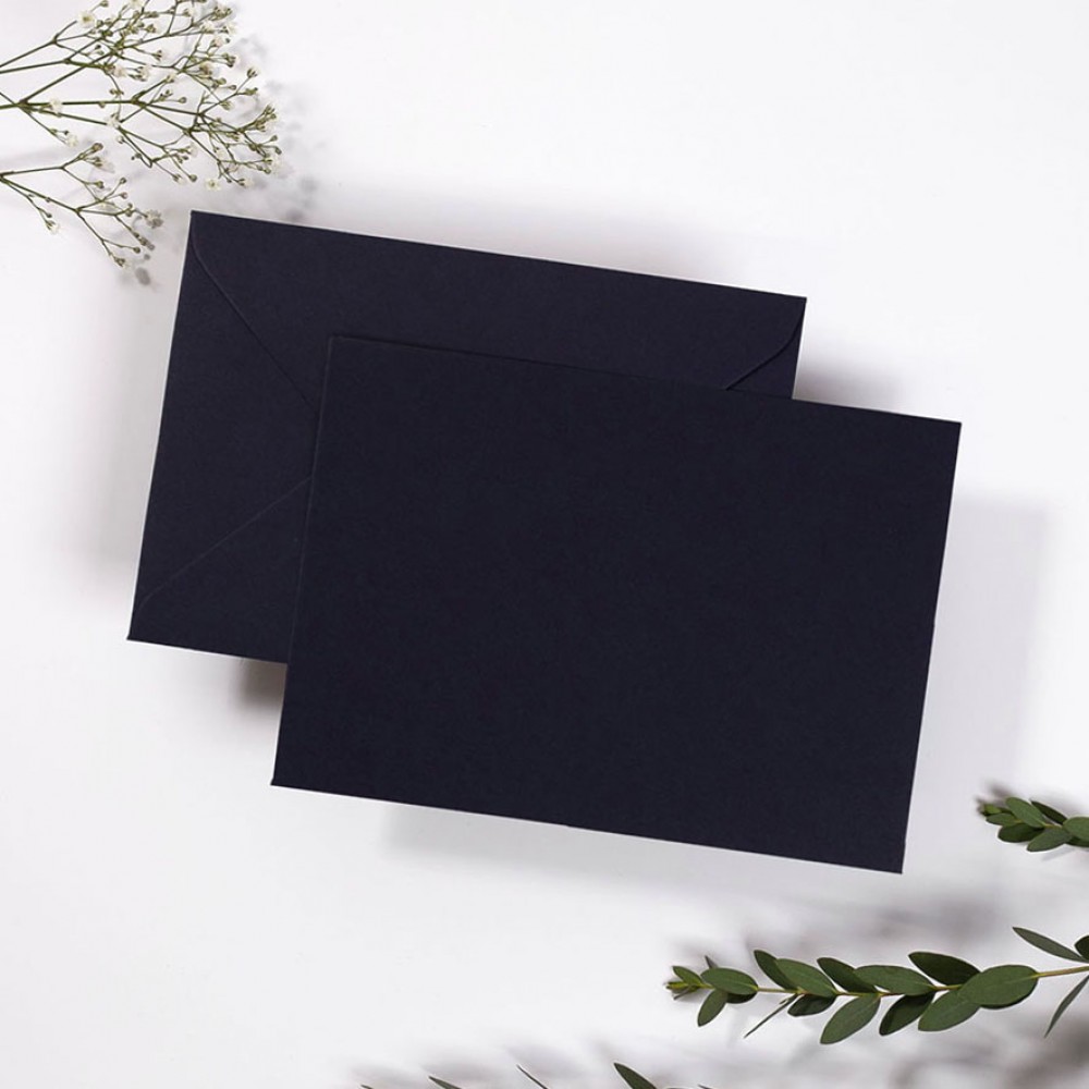 Blank Navy Blue Envelopes