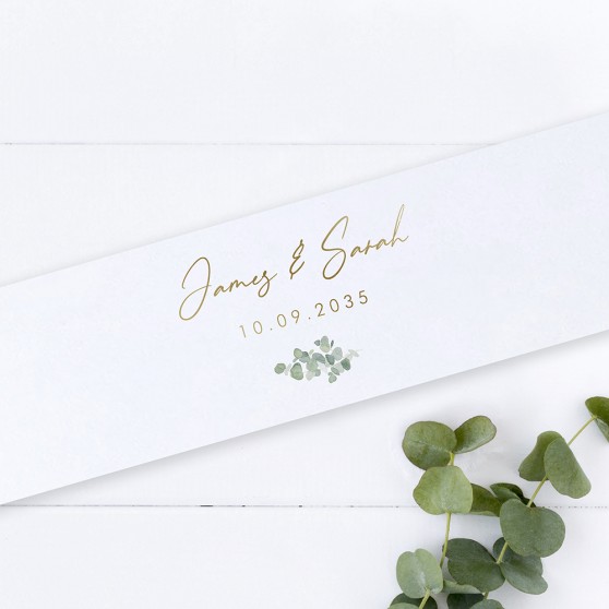 'CE10 Classic Eucalyptus' Foil Sleeve Belly Band