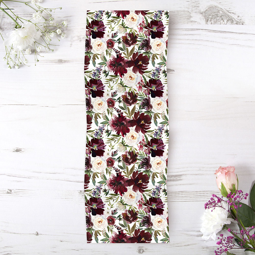 'Red Velvet' Folded Foil Invite