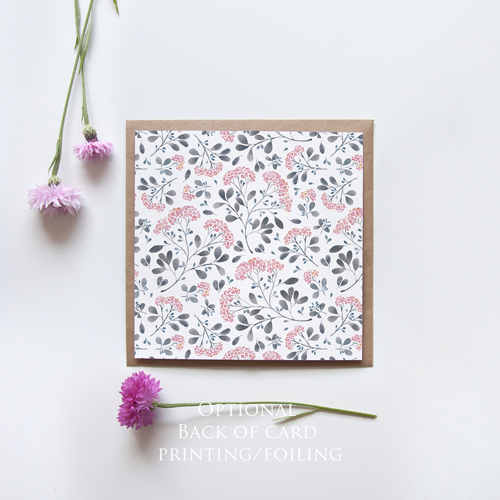 'Felicity' Square Foil Invitation