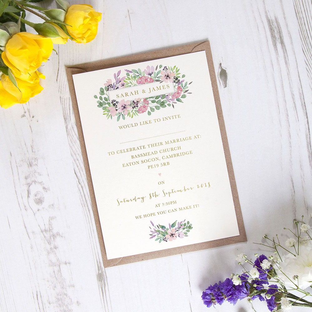 'Chloe' Standard Foil Invite