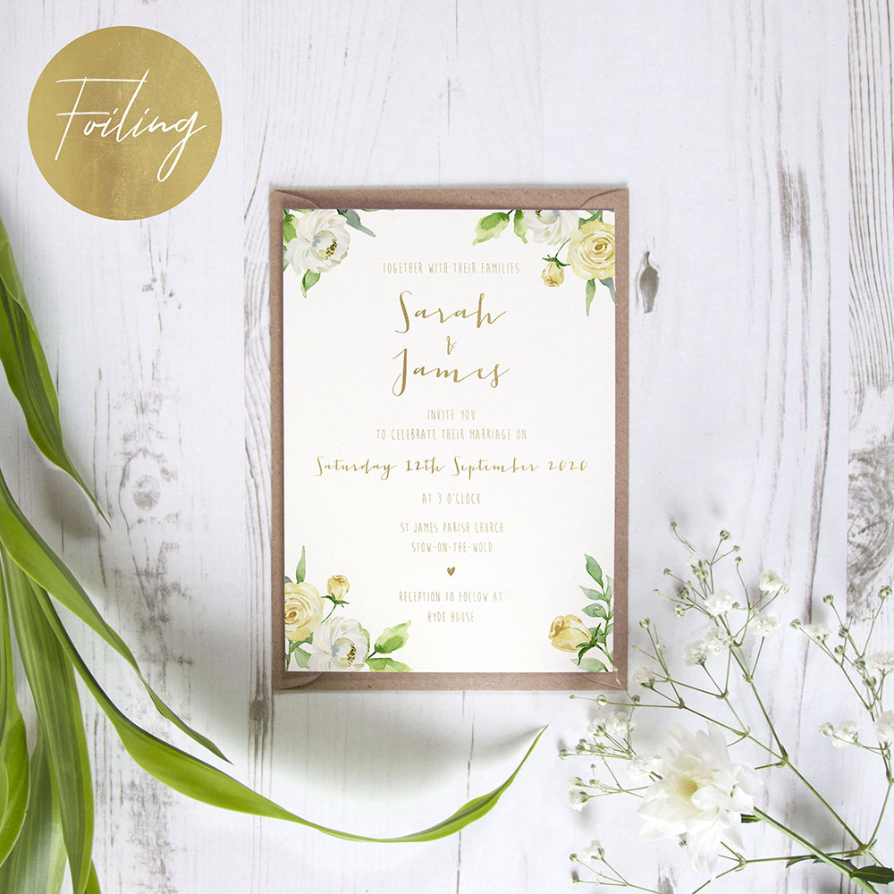 'Daphne' Standard Foil Invite