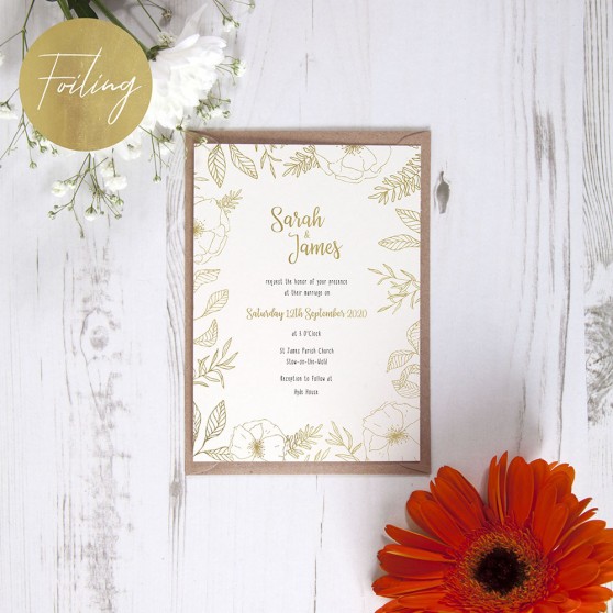 'Freya' Standard Foil Invite
