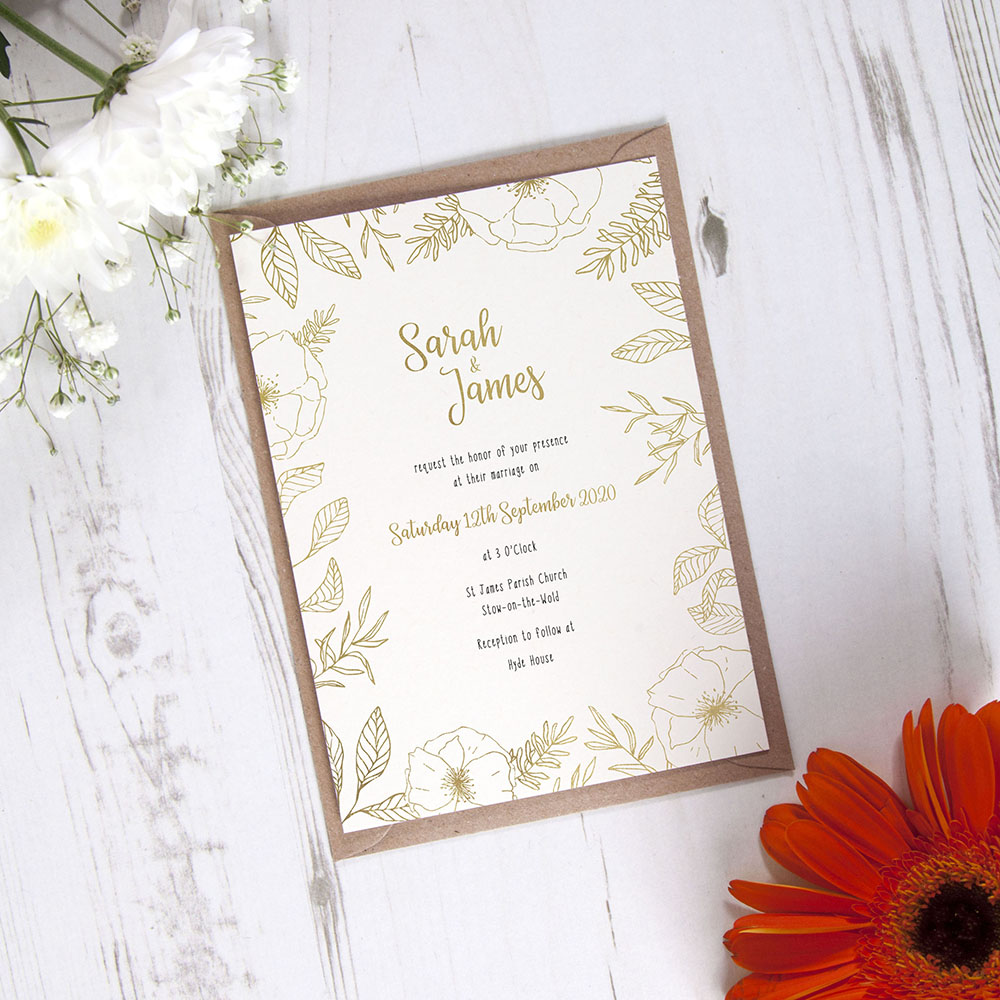 'Freya' Standard Foil Invite