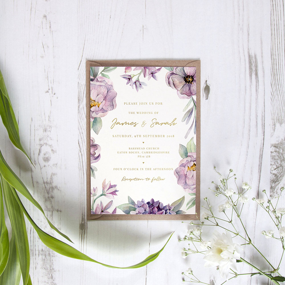 'Henrietta Dawn' Standard Foil Invite