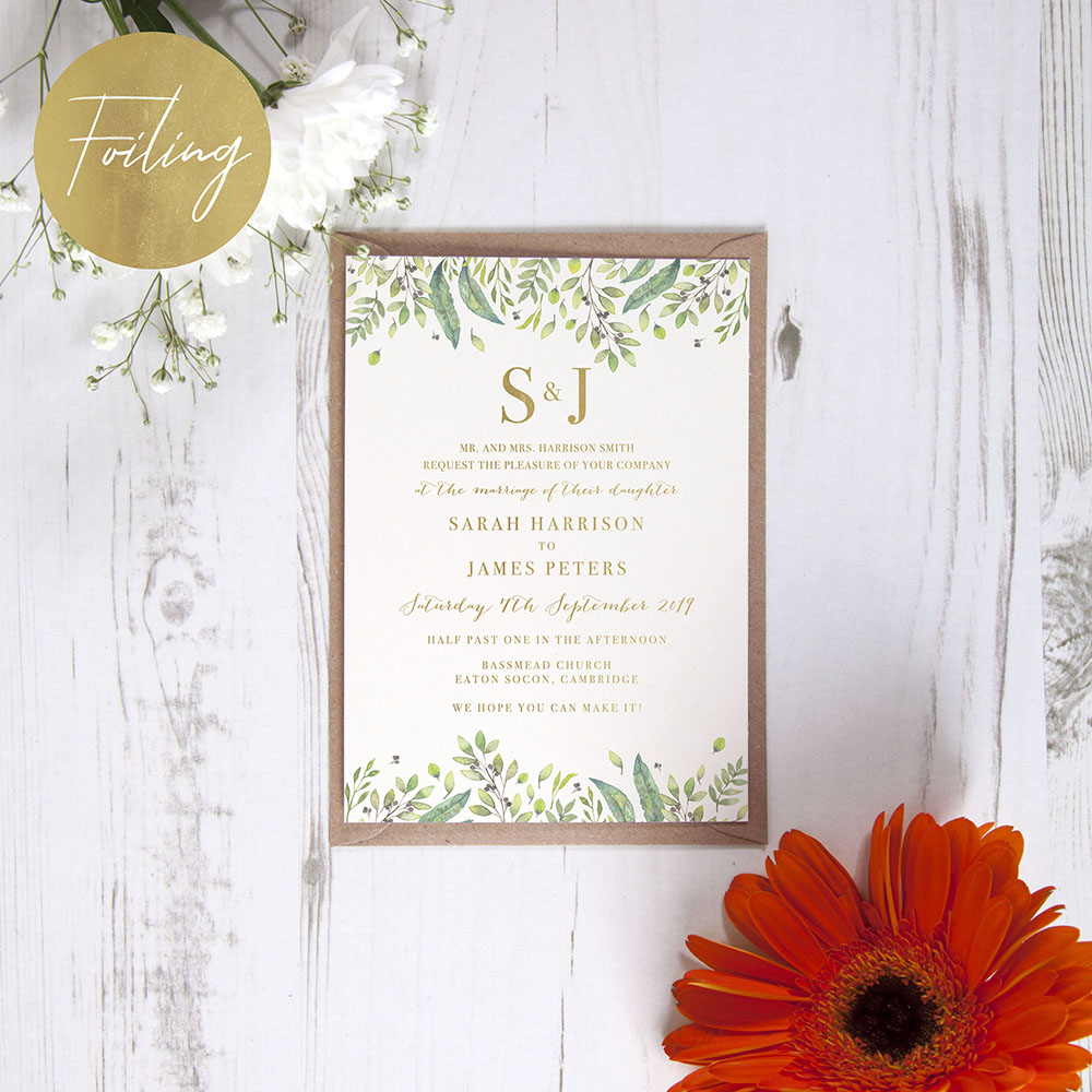 'Imogen' Standard Foil Invite