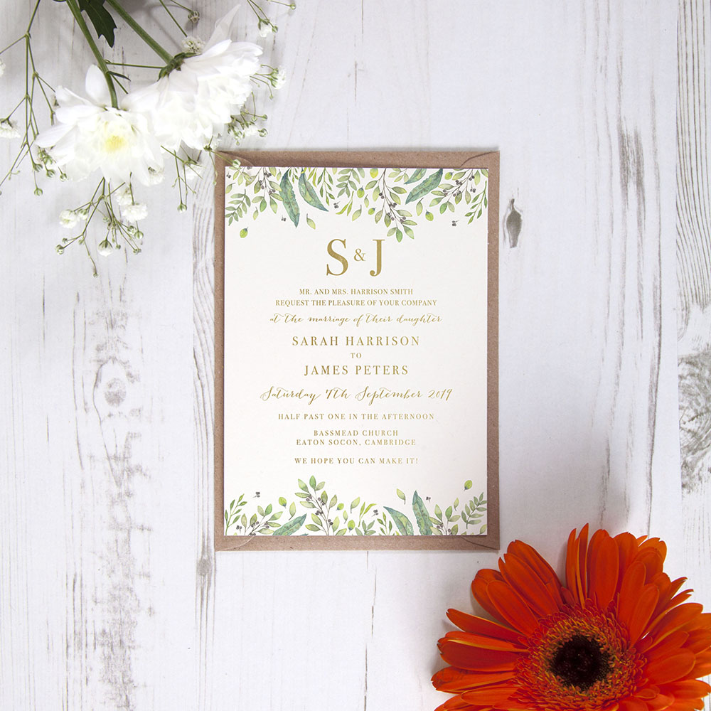 'Imogen' Standard Foil Invite