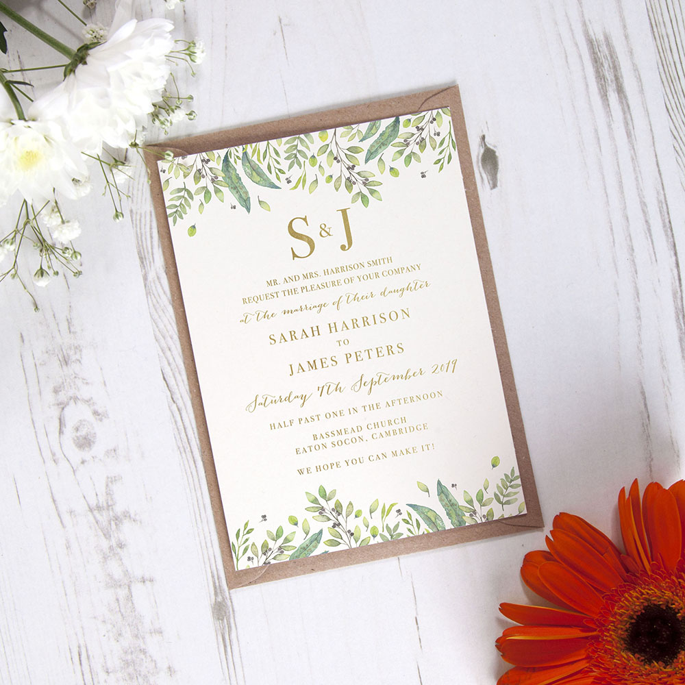 'Imogen' Standard Foil Invite