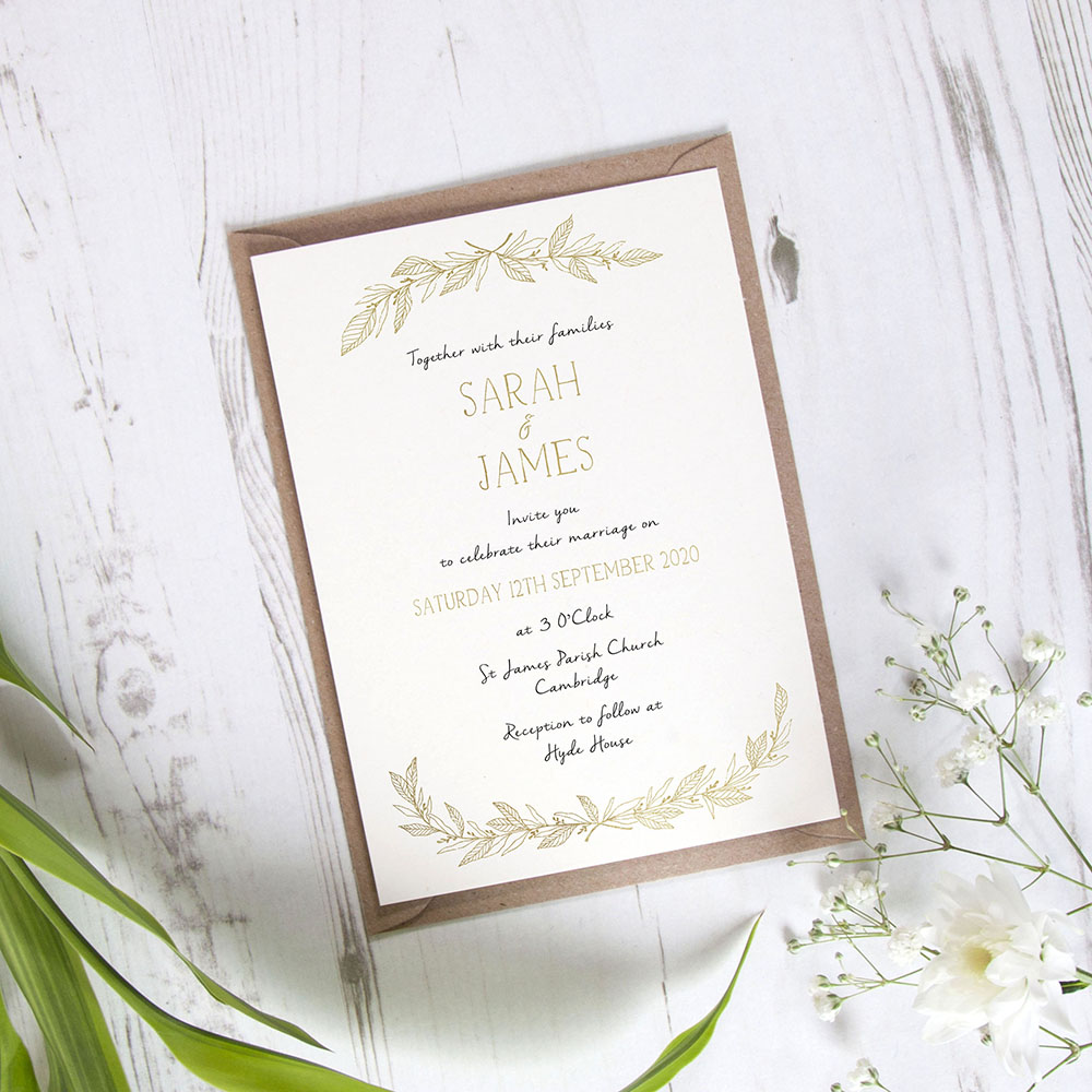 'Jessica' Standard Foil Invite