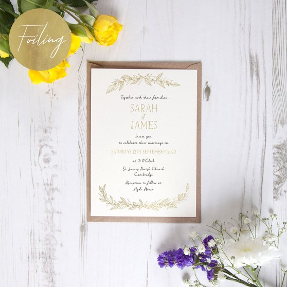'Jessica' Standard Foil Invite