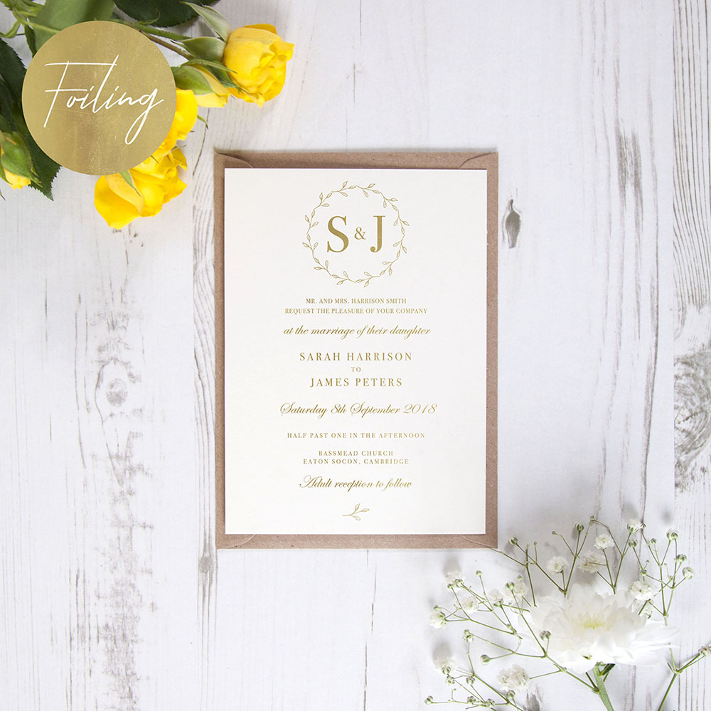 'Josephine' Standard Foil Invite