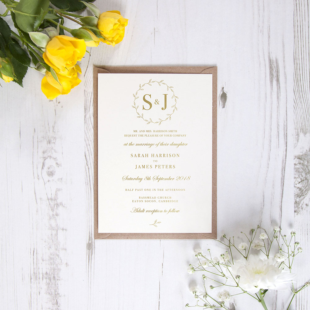 'Josephine' Standard Foil Invite