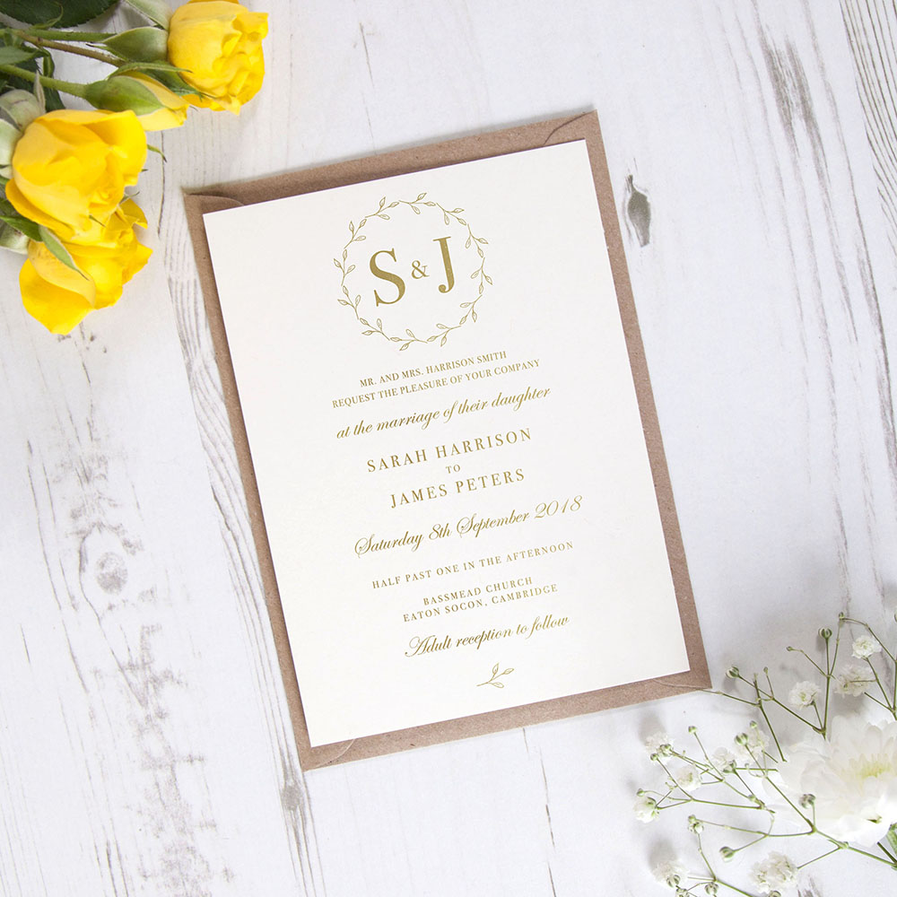 'Josephine' Standard Foil Invite
