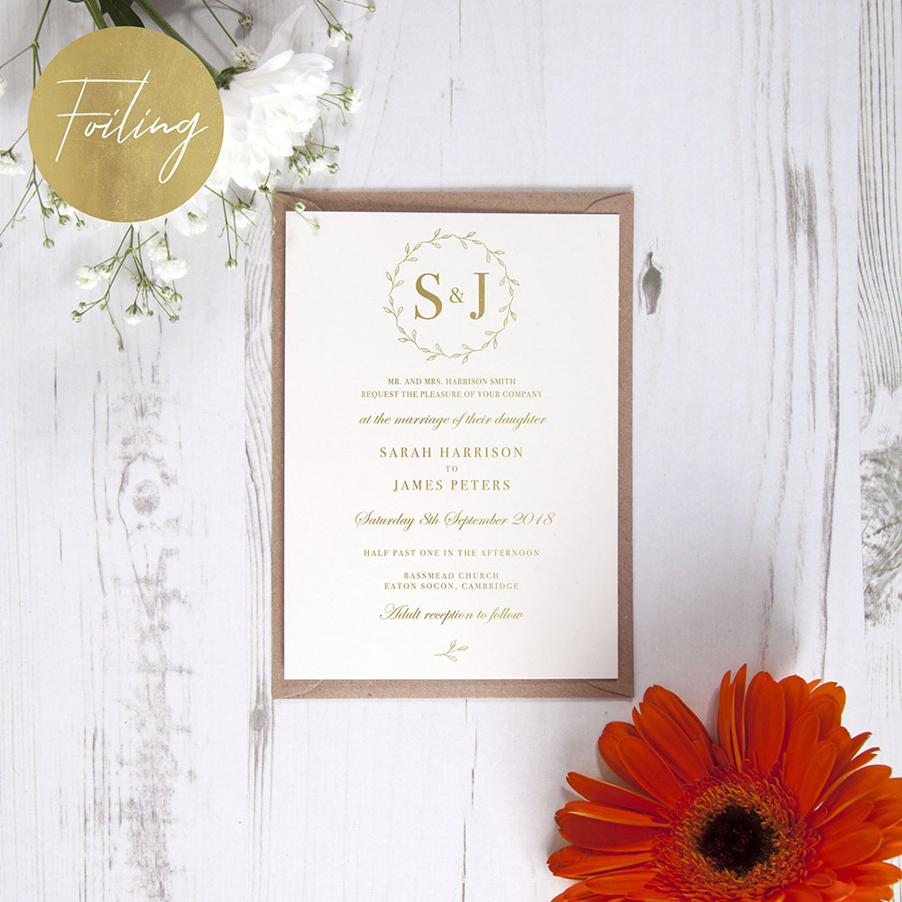 'Josephine' Standard Foil Invite