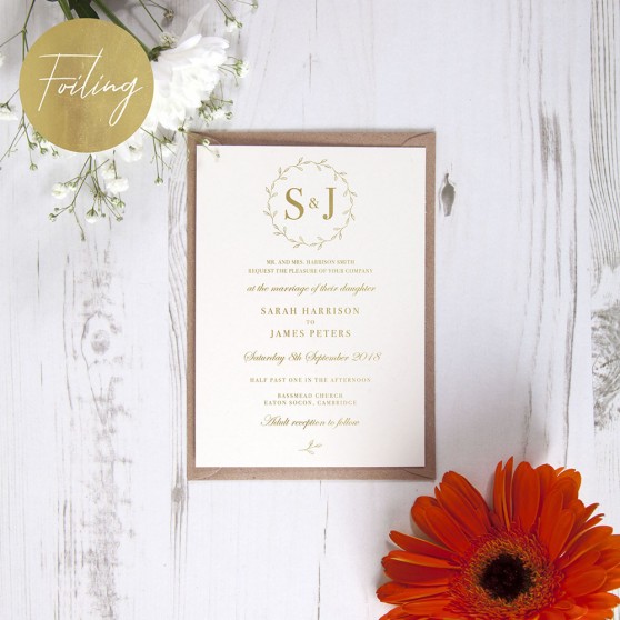 'Josephine' Standard Foil Invite