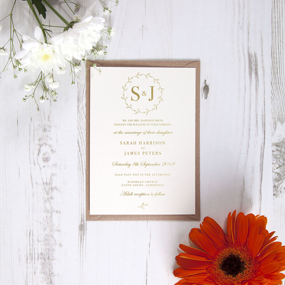 'Josephine' Standard Foil Invite