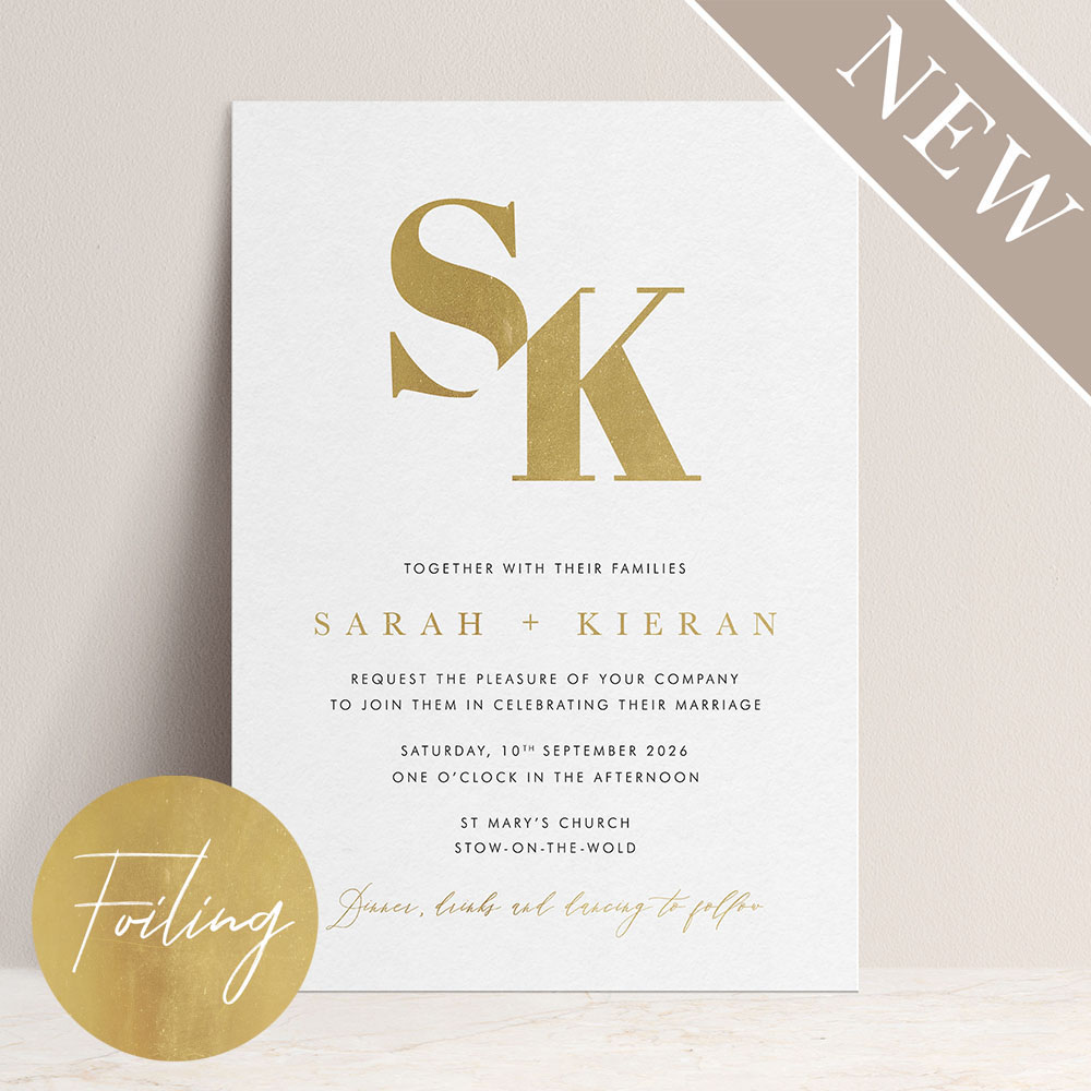 'Modern Classic MC03' Standard Foil Invite