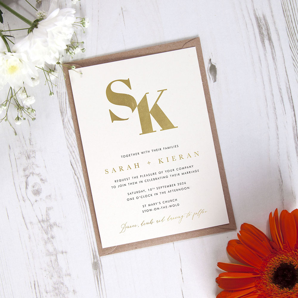 'Modern Classic MC03' Standard Foil Invite