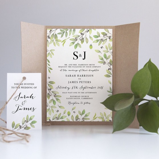 'Arabella' Gatefold Invite