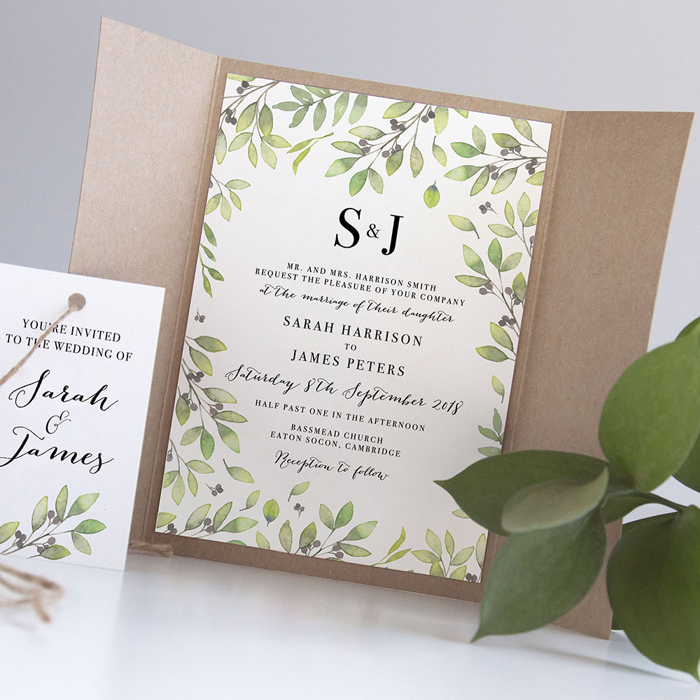 'Arabella' Gatefold Invite