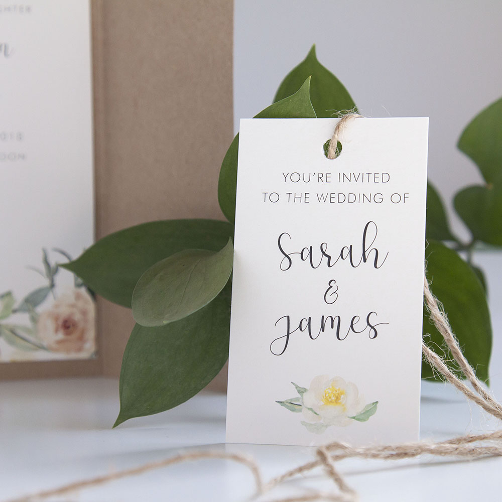 'Dahlia Rose' Gatefold Invite Sample