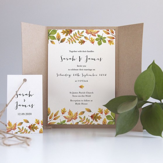 'Dorothy' Gatefold Invite Sample