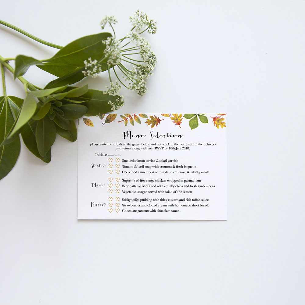 'Dorothy' Gatefold Invite