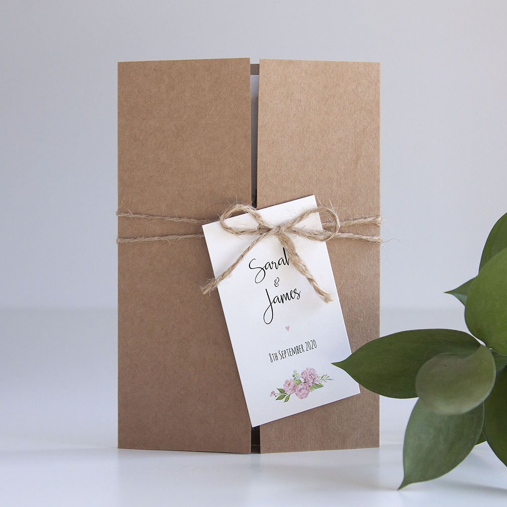 'Hydrangea' Gatefold Invite