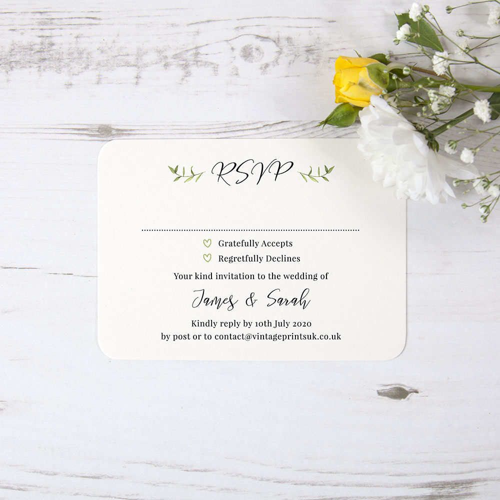 'Ophelia' Sleeve Invite